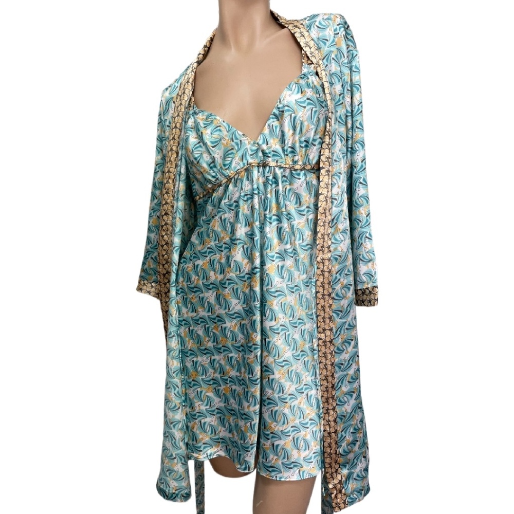 Oscar de la Renta Chemise Robe & Nightgown Small